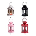 thumbnail image 5 of Candle Stand Star Metal Wind-proof Iron Star Hollow Hanging Lantern Multi-Color Decorations Craft Candlestick Bedroom Tabletop Coffee Shop White, 5 of 5