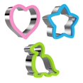 thumbnail image 3 of Kitchen Cake Mould Cookie Cutters , Flower 、 Heart Star Shape Cookie Cutter, Kitchen Cake Mould, 3 of 3