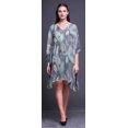 thumbnail image 2 of Bimba Plume Femmes Grande Taille Kaftan Tenue d'Été Sortie de Plage Kimono Caftan-S-L, 2 of 5