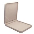 thumbnail image 1 of KLKCMS Velvet Jewelry Necklace Box Case with Lid Travel Jewelry Storage Case Beige, 1 of 6