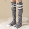 thumbnail image 4 of Winter Stocking Stocking Lady Stocking Striped Candy Coloured Coral Stocking With Thick Warm Floor, 4 of 5