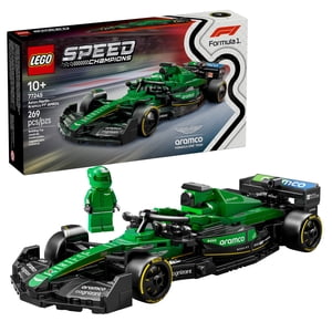 LEGO Speed Champions Aston Martin Aramco F1 AMR24 Race Car Toy - Building Set For Kids, Boys & Girls, Ages 10+ - Toy Car for F1 Fans - Gift Idea for Birthday - 77245