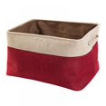 thumbnail image 1 of Bacs de Rangement Grands Paniers à Linge en Toile Contenants de Rangement avec Poignées, 1 of 5