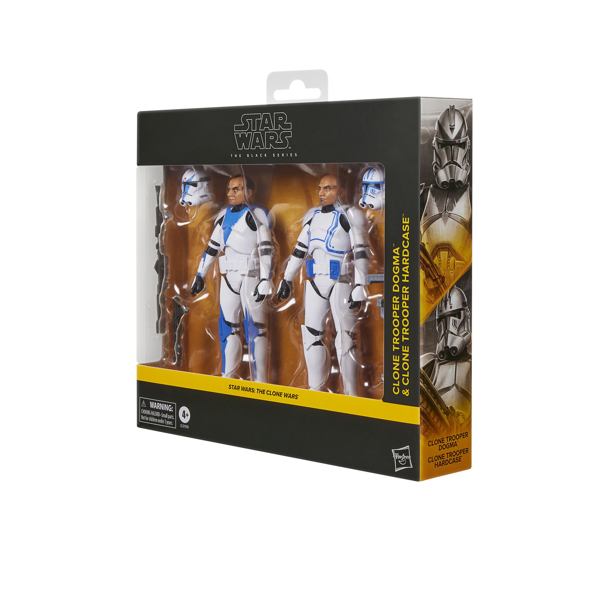 Star Wars The Black Series Clone Troopers Dogma & Hardcase, Star Wars: The Clone Wars Collectible 6 Inch Action Figures