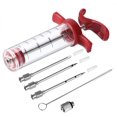 thumbnail image 2 of Meat Injector Syringe - 3 Marinade Injector Needles For Bbq Grill, Premium Portable Turkey Injector, Injector Marinades For Meats With 1oz Large Capac, 2 of 5