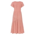thumbnail image 4 of Robe Longue Maxi Décontractée Sans Manches pour Femmes, Soirée, Boîte de Nuit, 4 of 5