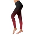 thumbnail image 1 of B91xZ Leggings de Yoga et Course pour Femmes Taille Haute Ultra Doux Basiques, Rouge G, 1 of 4
