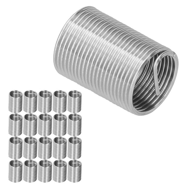 Thread Repair Kit M14 X 1.25, Spiral Circle Insert Nut Repair Tool with SUS304 Material for Hydraulic Machinery, Welding, Auto Parts