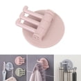 thumbnail image 1 of Wall Hooks for Hanging 2Kg Rubber Hook Rotatable Strong Load-Bearing Rod Hook Bathroom Wall Frame Tool Adhesive Wall Hooks, 1 of 2