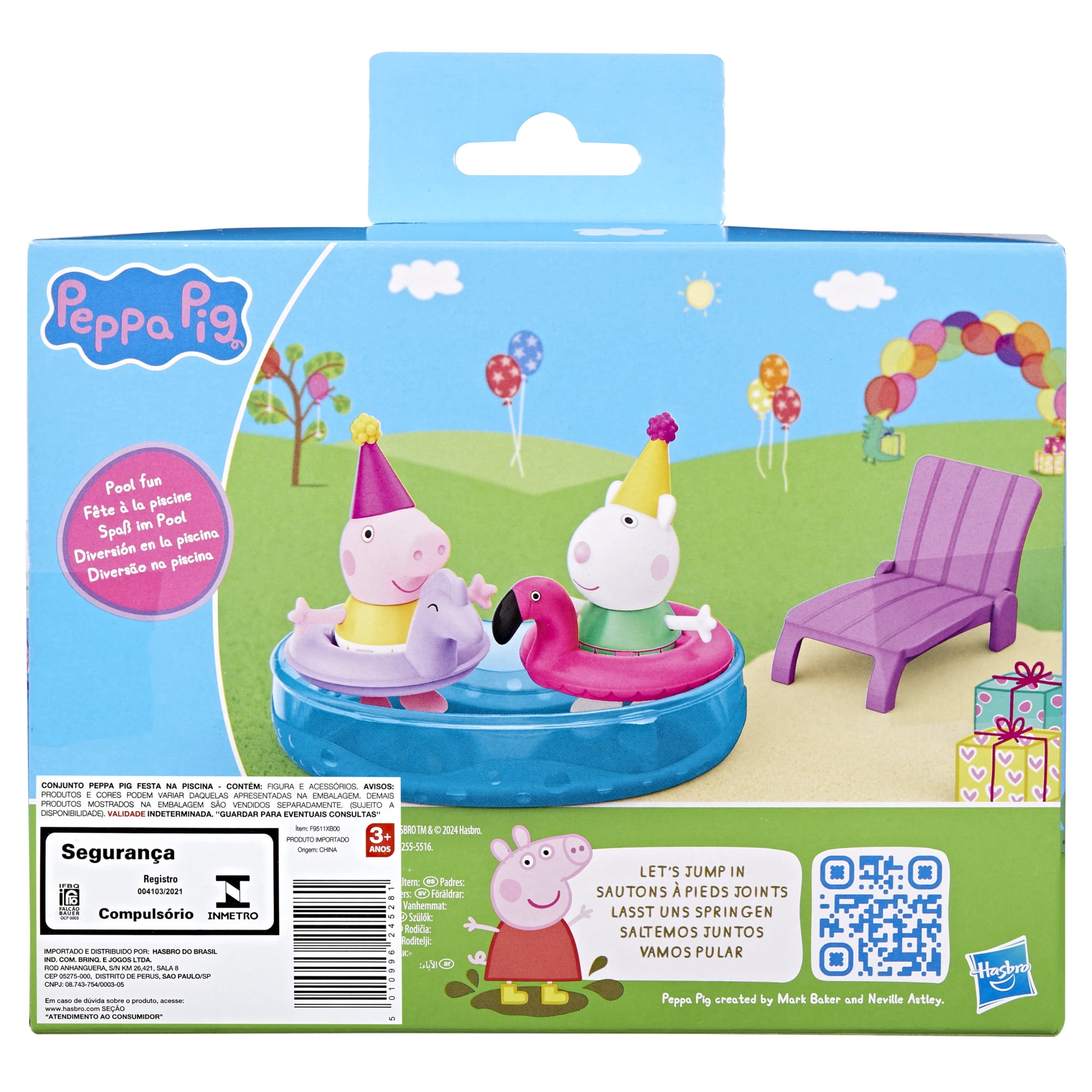 Peppa Pig, coffret La fête à la piscine de Peppa