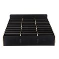 thumbnail image 1 of Phenofice 1Pc Black Wooden Phone Storage Box Multi-Grid Organizer for Home Office Classroom Use, 1 of 6