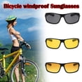 thumbnail image 2 of HD Night Driving Glasses Polarized Lens Anti Glare Vision Tinted Unisex NEW S0F9, 2 of 9