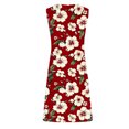 thumbnail image 5 of Ovzne Robes Grande Taille pour Femmes aux Formes Robe Femme Mode d'Été pour Femmes Couleur Unie Poche Sans Manches Robe à Col en V Robe Maxi Grande Taille Imprimée Liquidation, 5 of 5
