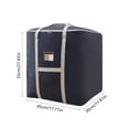 thumbnail image 3 of Fwttom Moving Bags, Extra Large Thick Storage Bags with Zipper & Reinforced Handles, Storage Containers for Travel Organizing Seasonal Clothes Bedding, 3 of 8