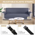 thumbnail image 4 of CHOK 100% Waterproof Sofa Cover Non Slip Couch Cover Machine Washable Slipcover Leakproof Furniture Protector for Dogs Kids Pets  Dark Gray  Sofa, 4 of 8