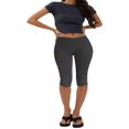thumbnail image 1 of Pantalons de Manchette Extensibles à Taille Moyenne pour Femmes, 1 of 9