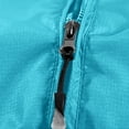 thumbnail image 3 of Veste à Capuche Imperméable Unie Bleu Ciel pour Femmes, Ensembles à Capuche pour Femmes, Spandex, Piste, Gym, Randonnée, Course, Sortie, Hiver Automne, à Fermeture Éclair, 2025, Vêtements L, 3 of 4