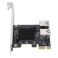 thumbnail image 3 of Carte d'Extension PCI E 1 à 4 Ports PCIE Brancher la Conception Anti-Interférence Carte Montante PCIE pour Bureau, 3 of 14
