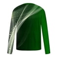 thumbnail image 5 of Pompotops Hommes Casual Col Rond Manches Courtes Pull-Over Ligne 3D Imprimé T-Shirt Blouse en Vente, 5 of 5