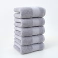 thumbnail image 1 of Fridja Ultra Soft Cotton 5 Pack Hand Towel Set 14x28 Inch, Fit for use in Beach, Bathroom, Kitchen, Gym, Spa & General Cleaning, Soft Compact & Lightweight Multi Purpose Absorbent Hand Towels, 1 of 5