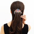 thumbnail image 4 of Flower Rhinestones Hair Combs Accessories,Perfect Mother's Day Gifts,Brithday gifts (Color), 4 of 4
