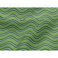 thumbnail image 4 of oneOone Tissu Jersey Viscose Imprimé Serpentine Rayé BTY 60 Pouces de Large, 4 of 5