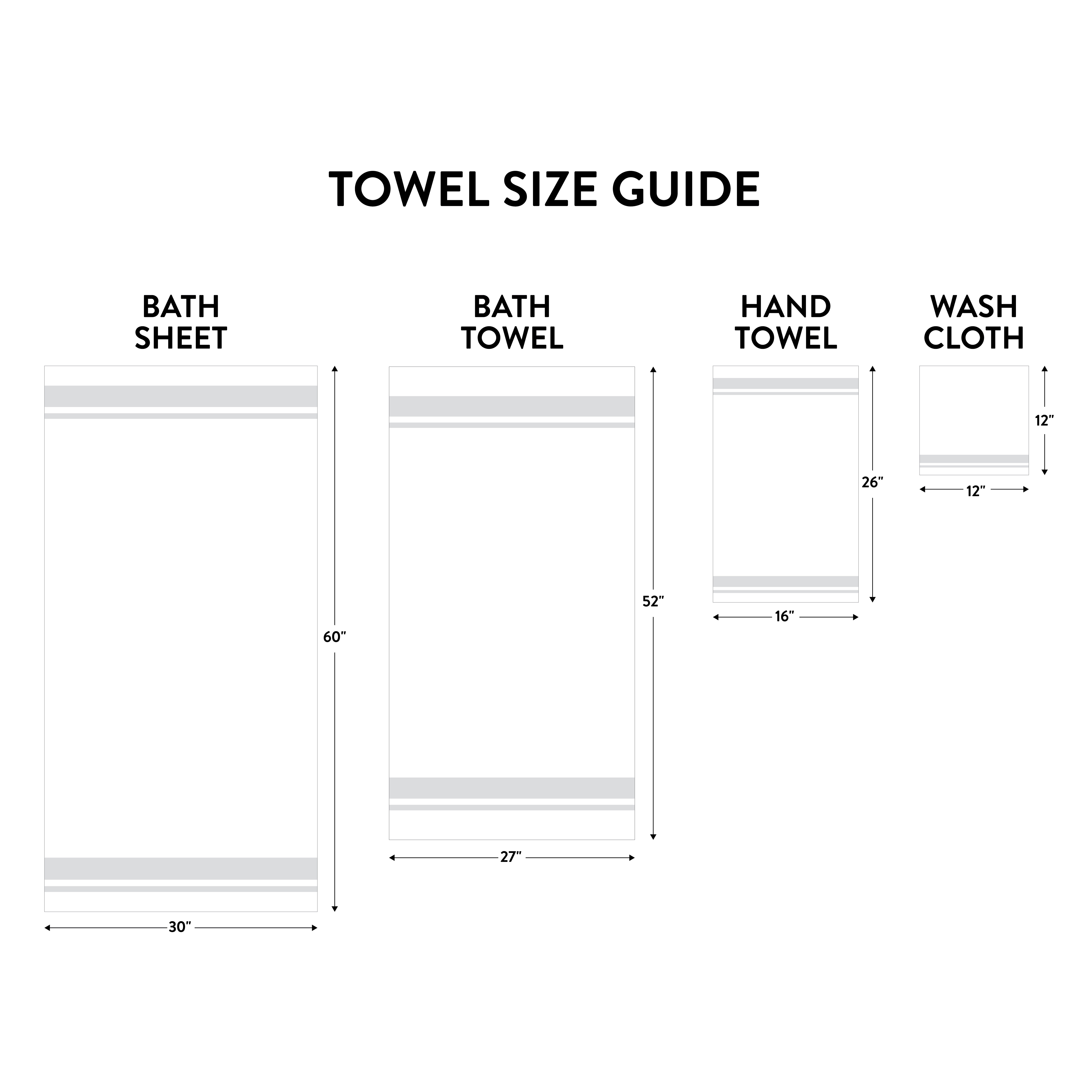 Serviette de bain unie Mainstays Basics, douce et résistante, 100 % coton, blanche
