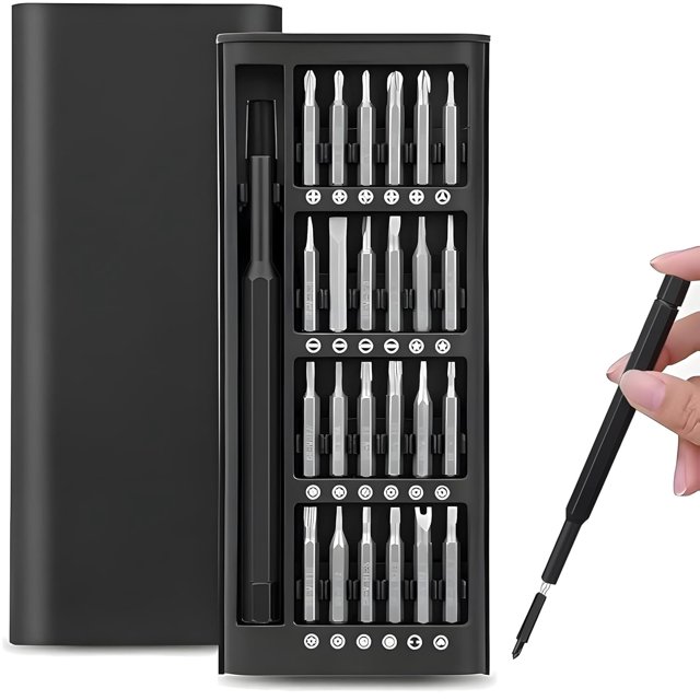 24 In 1 Mini Screwdriver Set With Case Small Screwdriver Set | Flathead & Phillips, Screwdrivers Magnetic Micro Screwdriver Kit, Screwdriver For Electronics Jeweler, Pc Glasses Repair