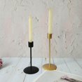 thumbnail image 2 of 2x Taper Candle Holder Candlestick Table Centerpiece silver tall stick Dinner Ornament Black, 2 of 9