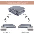 thumbnail image 3 of Sofa Cover L-shaped Sofa Cover Combination Sofa Cover Recliner Cover Reversible Sofa Cover Horizontal Double-sided Sofa Cover Pet Furniture Child  Child  Cat and Dog Protective Cover, 3 of 5