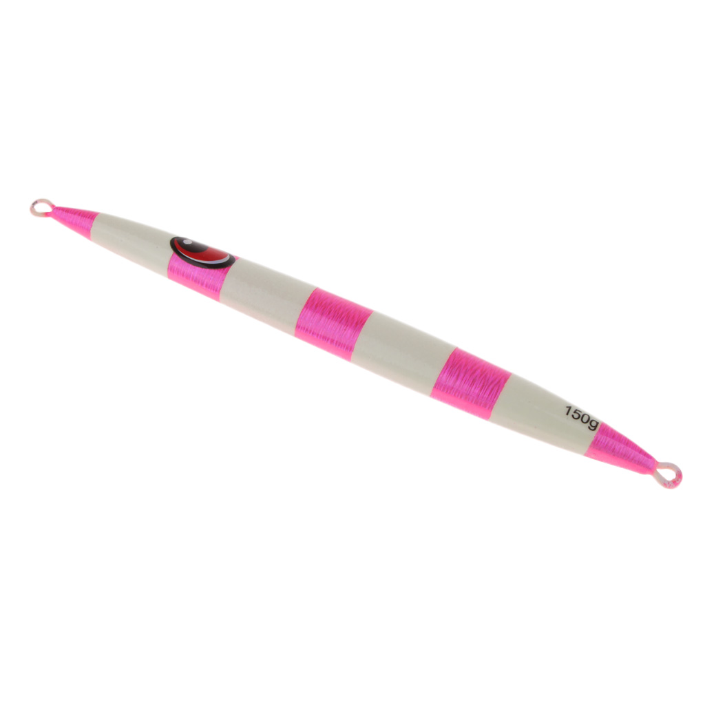 S SERENABLE Heavy Fishing Metal Artificial Casting Deep Spoon 150g 18cm Pink
