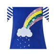 thumbnail image 4 of Girls Casual Dress Rainbow Sequins Embroidered Long Sleeve 2 Years, 4 of 6