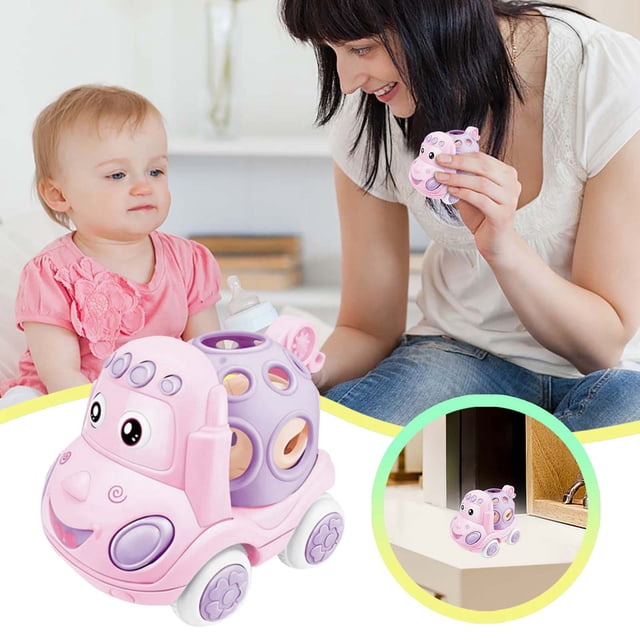 Adorable Cartoon Animal Car & Interactive Toy For Kids Perfect For Little With Bright Colors And Materials