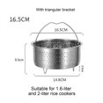 thumbnail image 1 of Ruibeauty Steamer Insert Steamer Pot Stainless Steel Basket Rice Steamer Pressure Cooker, 1 of 5