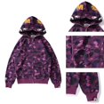 thumbnail image 4 of Chandail à Capuchon Bape Shark, Marque Mode, Cardigan Veste à Fermeture Éclair Complète avec Poches - SHUNJING, 4 of 4