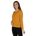 thumbnail image 3 of Inkmeso Solid Button Henley T-shirt For Womens Casual BasicLong SleeveTee T-shirts, 3 of 7