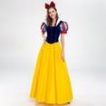 thumbnail image 4 of HAWEE Femmes Halloween Classique de Luxe Princesse Snow White Costume Adulte Reine Robe de Conte de Fées Rôle Cosplay, 4 of 5