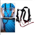 thumbnail image 3 of Climbing Chest Strap Rock Climb Shoulder Straps Professional Adjustable Safety Belt Safe Body Belts Body Fixator for Protection Black, 3 of 6