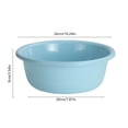 thumbnail image 3 of Thickened Washbasin Square Basin Household Large Size Laundry Basin Wash Feet Wash Vegetables Plastic Dormitory Students With Basin, 3 of 6
