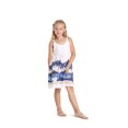 thumbnail image 4 of Fille Hawaiian Classique Empire Robe avec Sangle Élastique en Diamant Tête Palmiers Plage, 4 of 5