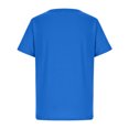 thumbnail image 5 of RXIRUCGD 2025 Vêtements d'Été pour Enfants Nouveaux T-Shirts d'Été pour Enfants Manches Raglan Manches Courtes T-Shirt Graphique Col Rond T-Shirt Filles Haut Décontracté, 5 of 5