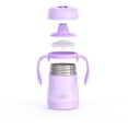 thumbnail image 3 of Thermos Gobelet à Bec en Acier Inoxydable pour Enfants 7 Oz avec Poignées,  Lavende, 3 of 3