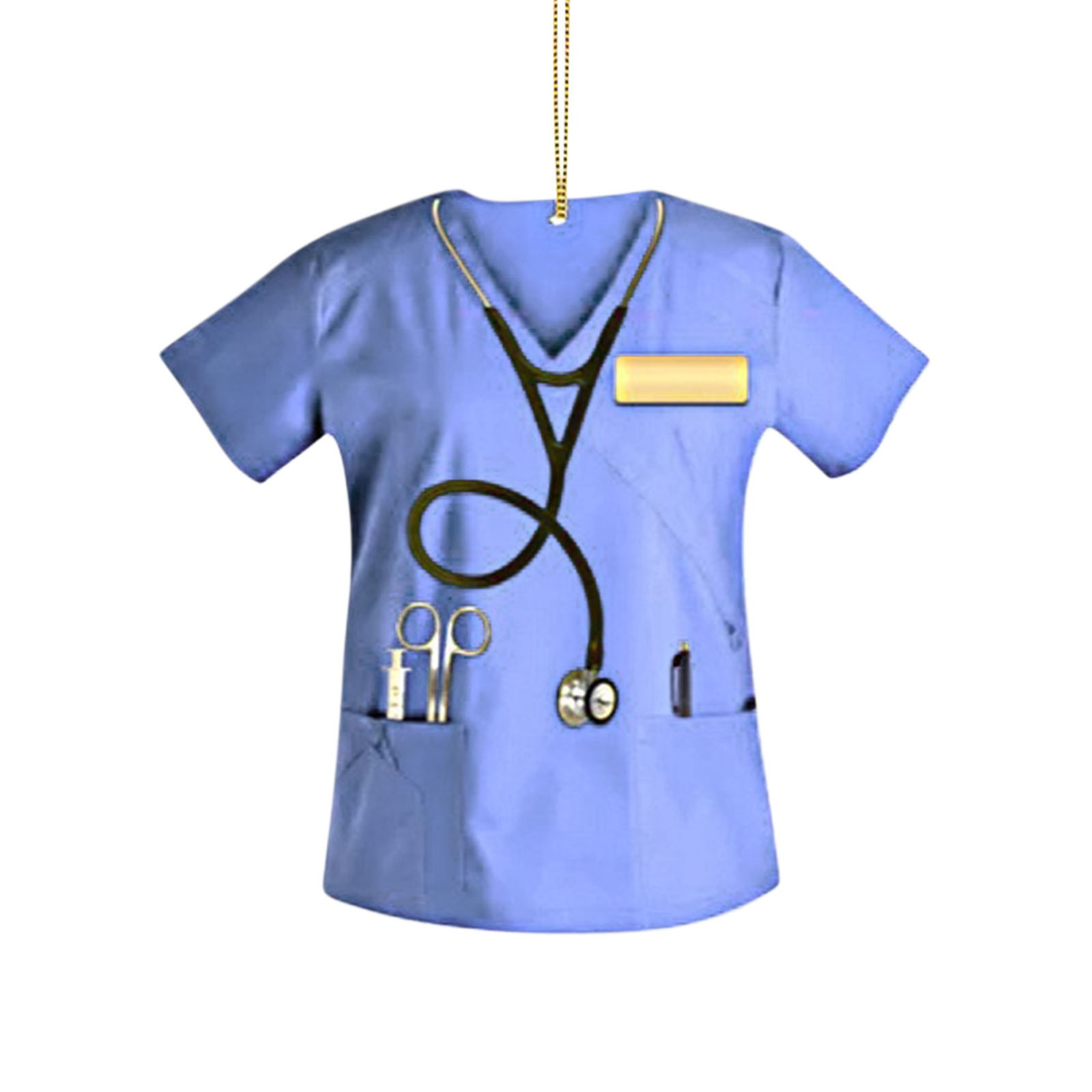 Meitianfacai New Nurse Uniform Design Car Pendant Decoration Acrylic Keychain Jewelry