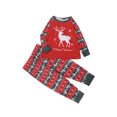 thumbnail image 1 of LSLJS Christmas Pajamas Pyjamas de Noël Assortis pour la Famille, Ensemble Assorti pour la Famille Pyjamas de Noël pour la Famille Ensemble Haut à Carreaux Rouges et Pantalon Long Ensembles de Vêtements de Nuit pour les Fêtes Ensemble de Vêtements de Nuit de Noël, 1 of 9