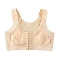 thumbnail image 4 of Bmisegm Soutien-Gorge Confortable à Couvrance Totale à Fermeture avant pour Femmes, Soutien pour l'Amélioration de la Posture et l'Activité, Kaki P, 4 of 5