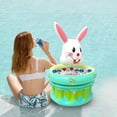 thumbnail image 1 of Dvkptbk Easter Bunny Ice Bucket Drink Cooler Summer Chilled Beverage Ice Bucket PVC Inflatable Ice Bucket easter decorations, 1 of 6