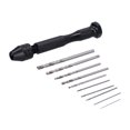 thumbnail image 4 of 11Pcs Pin Étau Foret HSS Alliage d'Aluminium Manuel Mini Forets de Torsion Bits pour Noyer, 4 of 14