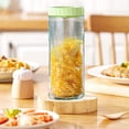 thumbnail image 4 of Bocaux en Verre Empilables en Forme de Patte, Étanches à l'Eau, Bocal de Rangement en Verre Scellé, Collations de Cuisine, Fruits Secs, Bocal de Rangement pour Aliments, Portionnement Transparent avec Couvercle, Bocal de Rangement, 4 of 6