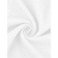 thumbnail image 3 of Innerwin Tee Butterfly Letter Printed Ladies T Shirt Holiday Short Sleeve Basic Tops White 3XL, 3 of 5