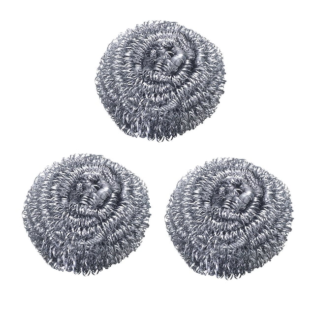 VogueV Stainless Steel Scouring Pads - Rust-Proof Cleaning Balls for Pots & Pans B